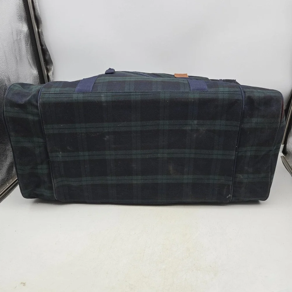 Vintage Tommy Hilfiger Duffle Bag Tartan Plaid Pepsi Cola Flag Large 90s Y2K
